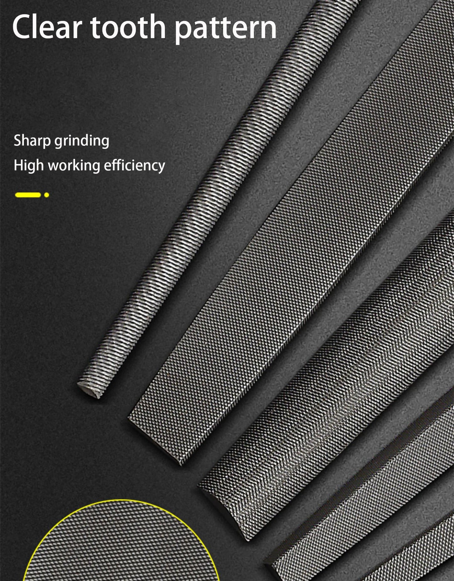 6-12" Files Sanding Tools Diamond Steel File Carpenter Rubbing Knives Hard Metal Rotary File Metal File Woodworking Hand Tools