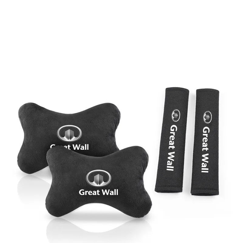 For Great Wall Hover H3 H5 M4 Poer Pao Voleex C30 Wingle 5 Car Headrest Neck Support Seat Soft Neck Pillow Auto Accessories