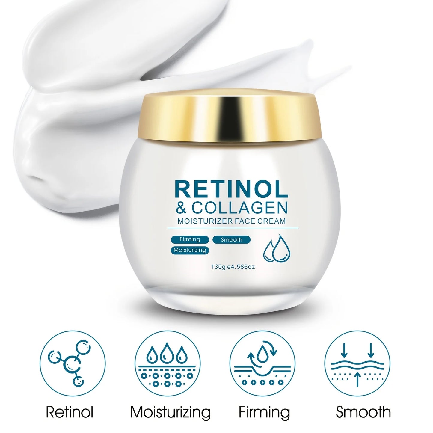 Retinol Moisturizing Cream  Firms & Smooths make the skin appear lighter, brighter, or more radiant
