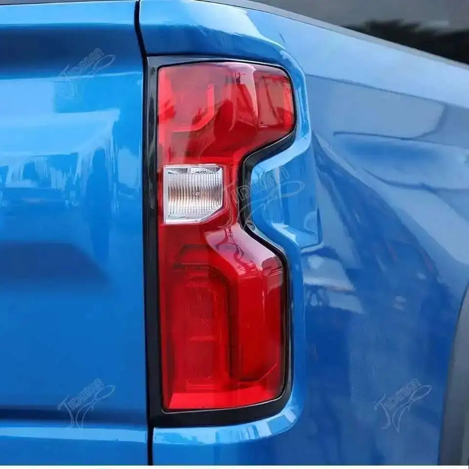 JIDIXIAN Car Rear Tail Light Lamp Taillight Decoration Cover for Chevrolet Silverado 2019 2020 2021 2022 2023 2024 2025 2026