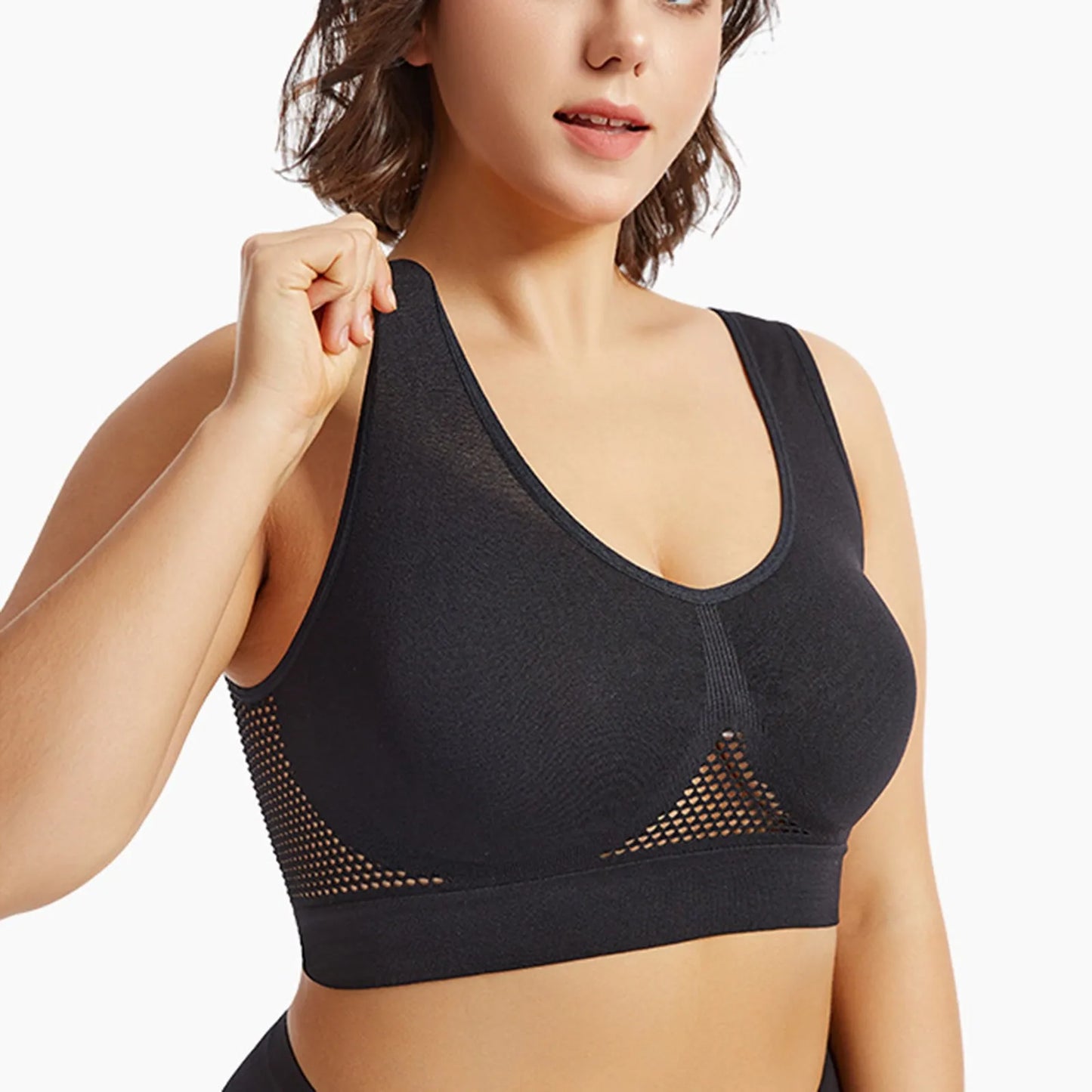 MMAlto Women's Shockproof Sports Bra – High Support Running Yoga Fitness Vest | S-XXXXXL