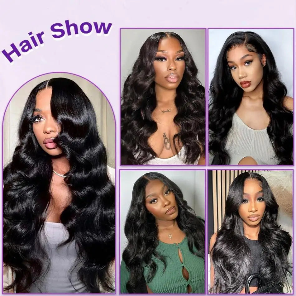 Body Wave Human Hair Bundles Brazilian Remy Unprocessed 26 28 30 Inch Wavy Doule Drawn 1 3 4 Bundles Weave Extensions Deals