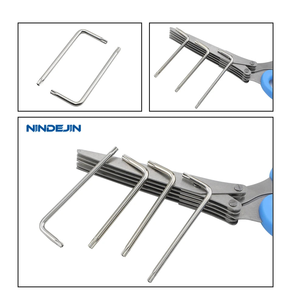 Hand Tool Torx Key Wrench L Type Star Wrench Nickel Plated T6 T7 T8 T10 T15 T20 T25 T30 Tamper Proof Security Torx Wrenches