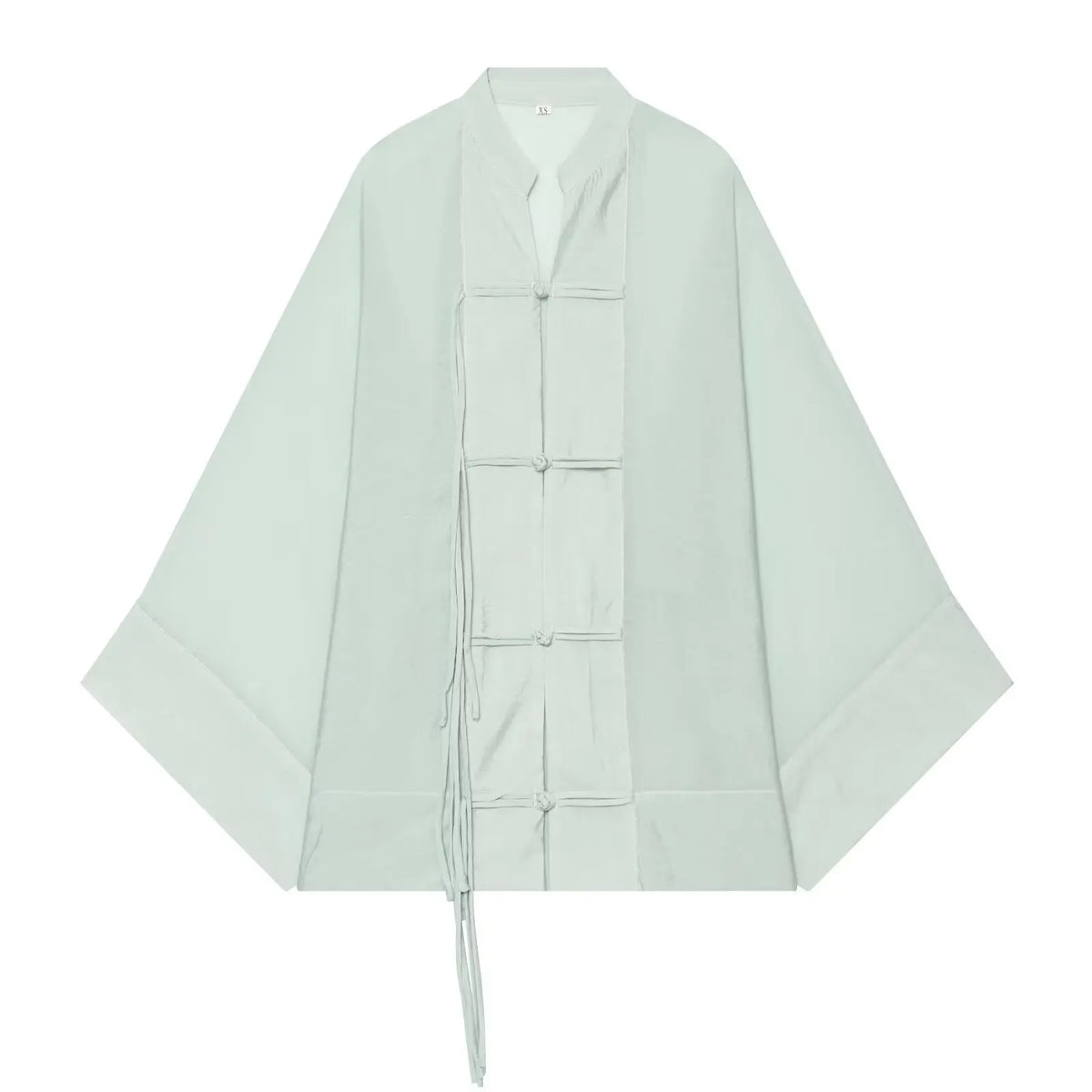 Women's Sheer Button-Up Shirt - Loose Long Sleeve Casual Blouse - photo 8