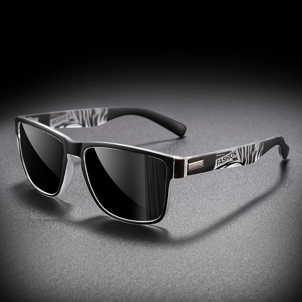Unisex Square Polarized Sunglasses — Vintage UV400 Shades