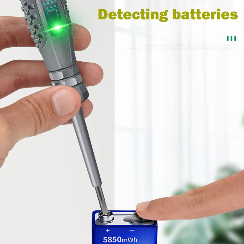 Electric Pen Slotting Phillips Screwdriver Neon Bubble Indication Power Test Tool Insulated Electrical Tools Voltage Tester