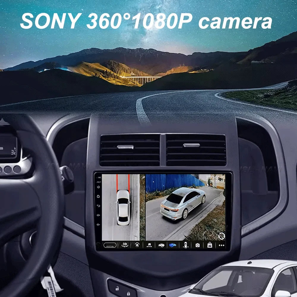 Android 16 Car Radio CarPlay Auto Multimedia Player For Chevrolet Aveo 2 Sonic T300 2011-2015 Navigation GPS 2din Stereo Audio