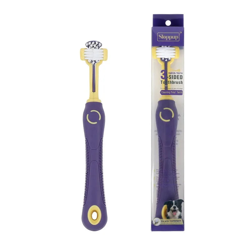 3-Sided Dog Toothbrush - Multi-Angle Cleaning Brush – photo 9