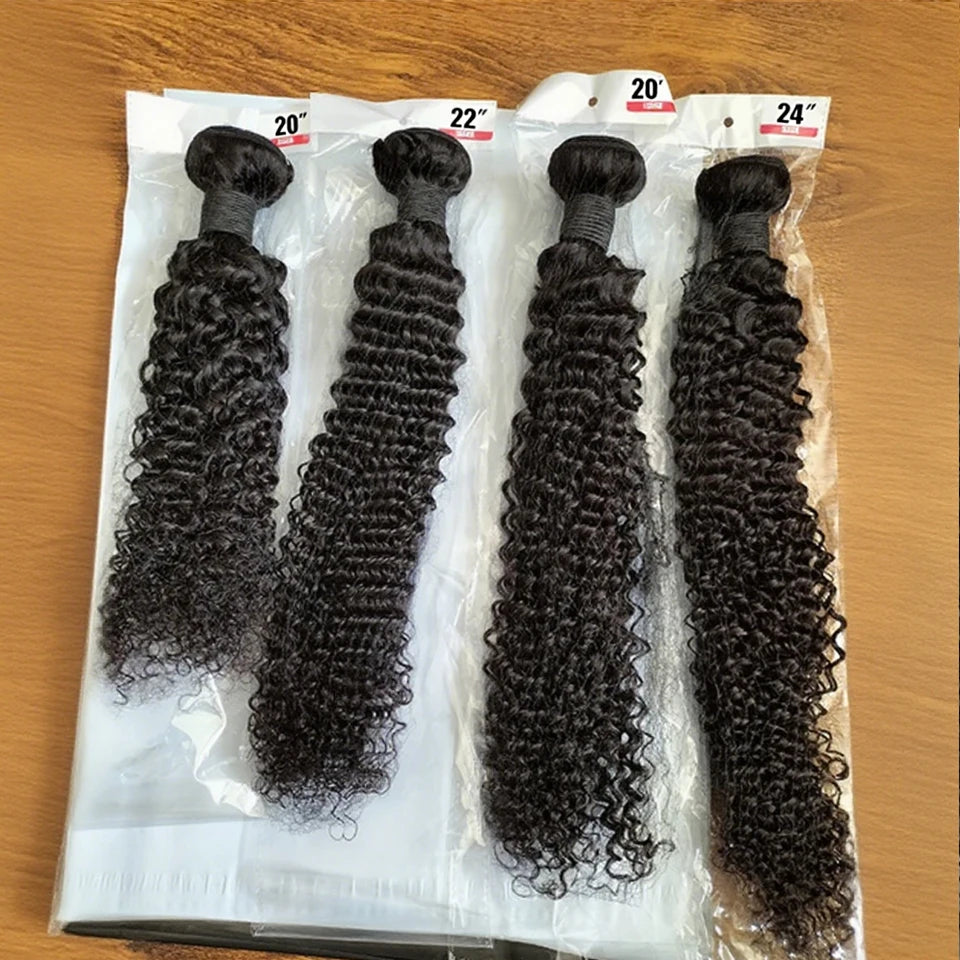 Mogolian Hair 8-30 Inch Kinky Curly Bundles 100% Virgin Human Hair Weaving Natural Curly Hair 2 3 4 Bundle Deals For Extensions