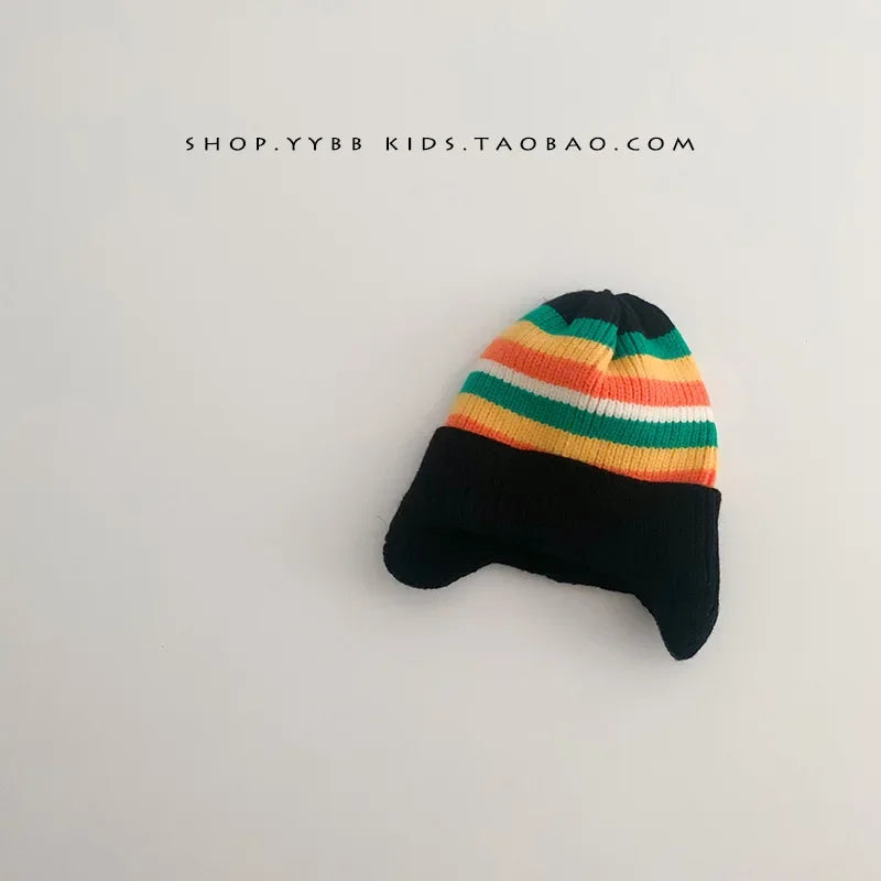 Toddler Bear Ear Knit Hat - Thick Warm Winter Ear Flap Cap - photo 6
