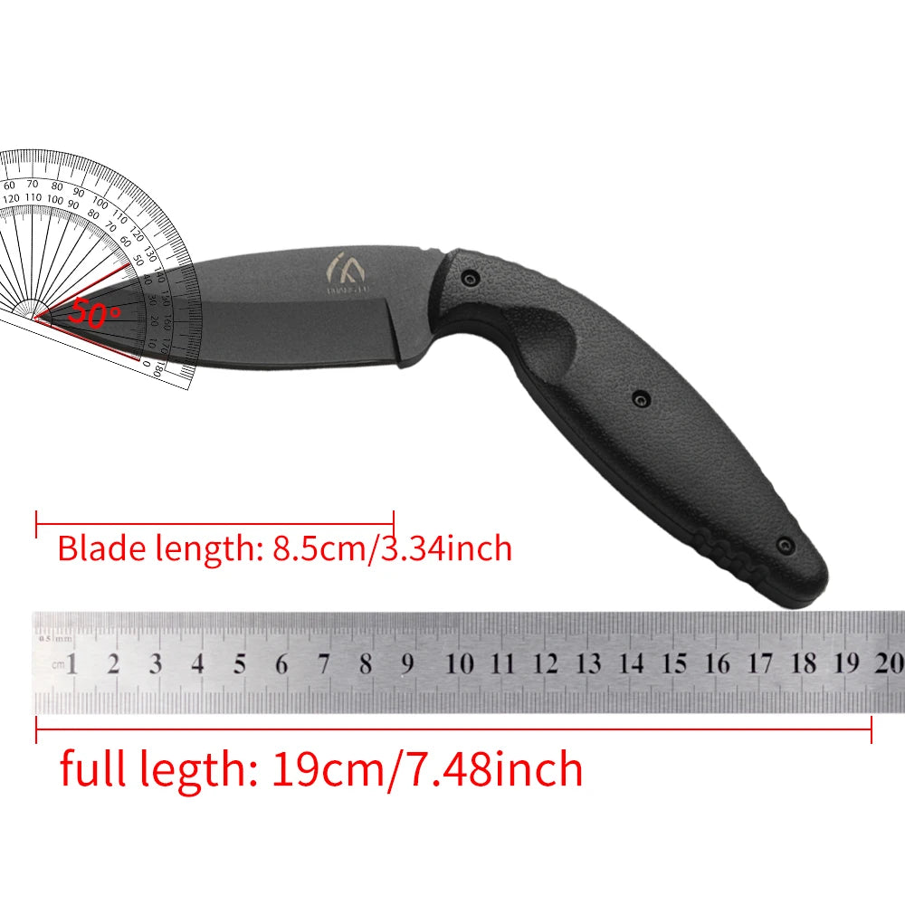 G10 handle fixed knife, practical tool, suitable for various outdoor environments, with knife cover, a gift for men