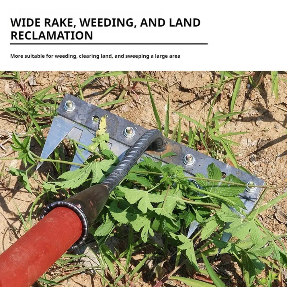 5/6/7/8 Garden Hoe Weeding Tool Digging Wild Vegetables Weeding Loosening Soil Agricultural Farm Tools Menggang Rake Accessories