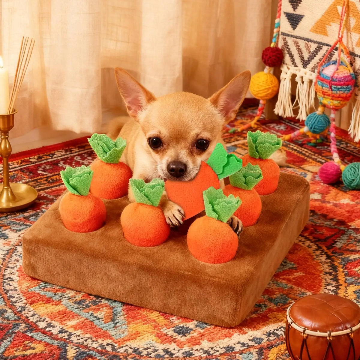 Carrot Snuffle Mat - Dog Enrichment Puzzle & Activity Mat – photo 3