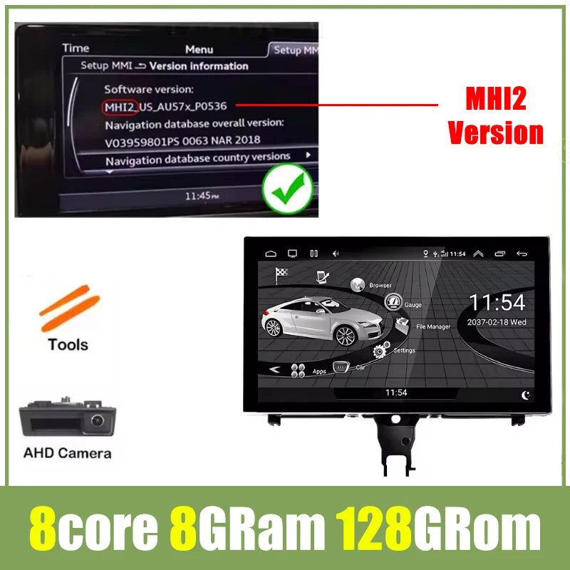 9" Android Car Stereo for Audi A6 C7 & A7 (2012–2018) — CarPlay, Android Auto, GPS, Bluetooth, WiFi