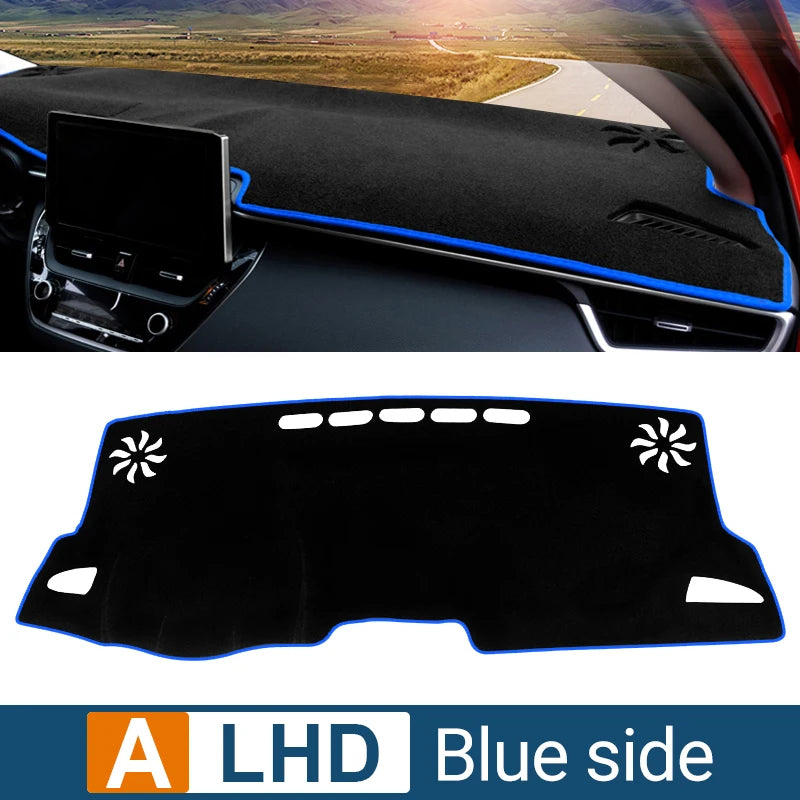 Car Dashboard Cover Avoid Light Pads Anti-UV Non-Slip Mats For Toyota Corolla E210 2019 2020 2021 2022 2023 2024 2025 Hybrid