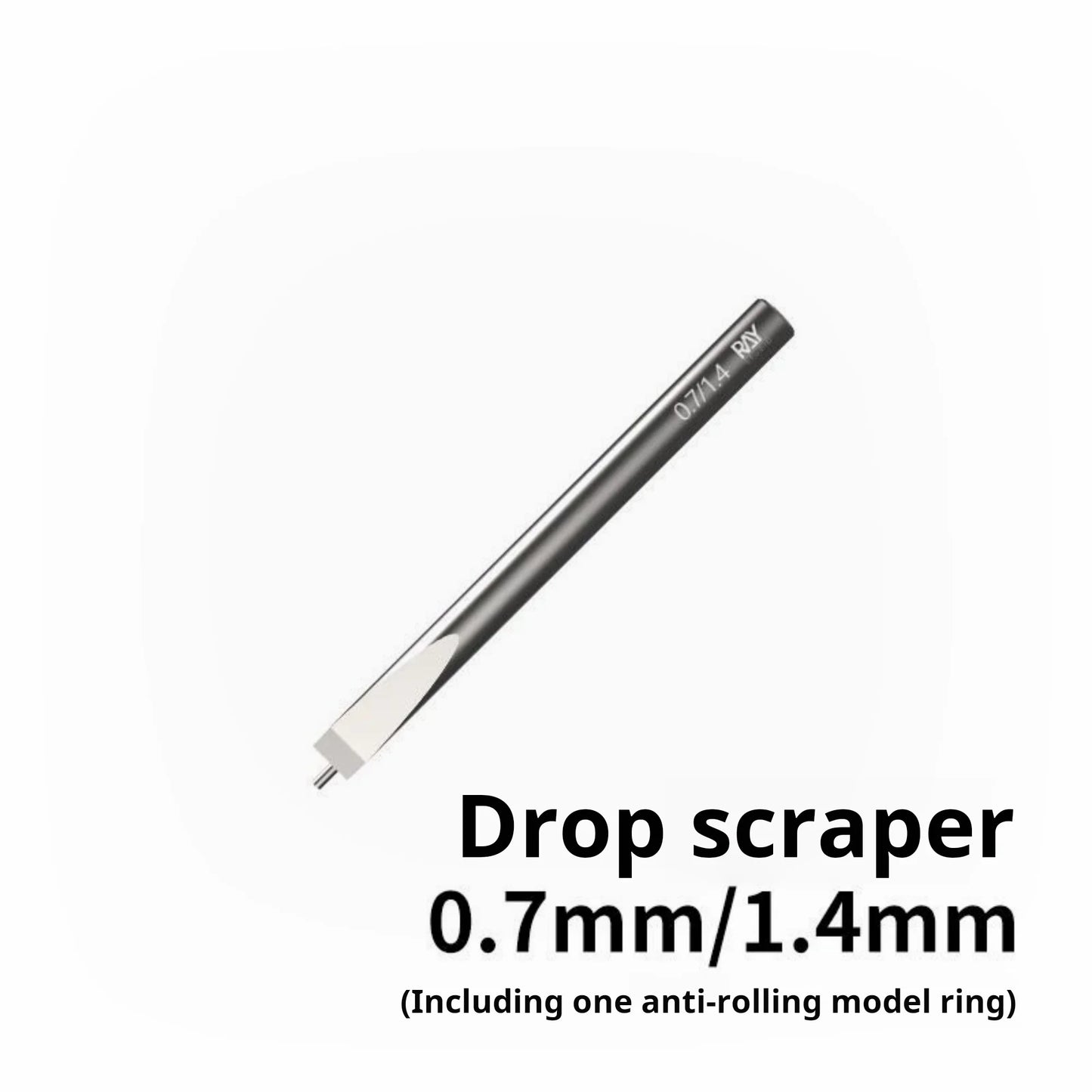 RAY Studio TinyGo Modeling Stepped Scraper for Gundam Military Scale Model Making Curved Step Scraper Kits Hobby DIY Craft Tool