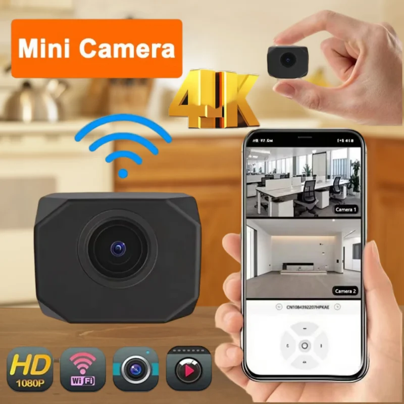 4K WiFi Indoor Security Camera — Smart Home Monitor with App