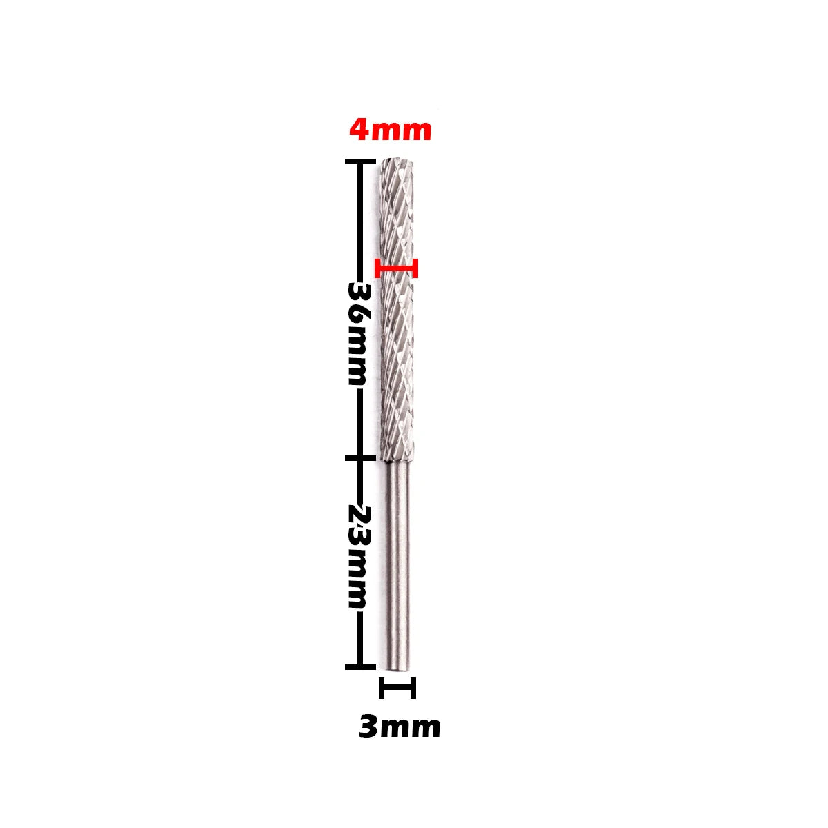 1PC Rotary Burr Cutter High Speed Steel Rotary Bur Cutter File Milling Cutter Drill Bit Engraving Bits Milling For Rotary Tool