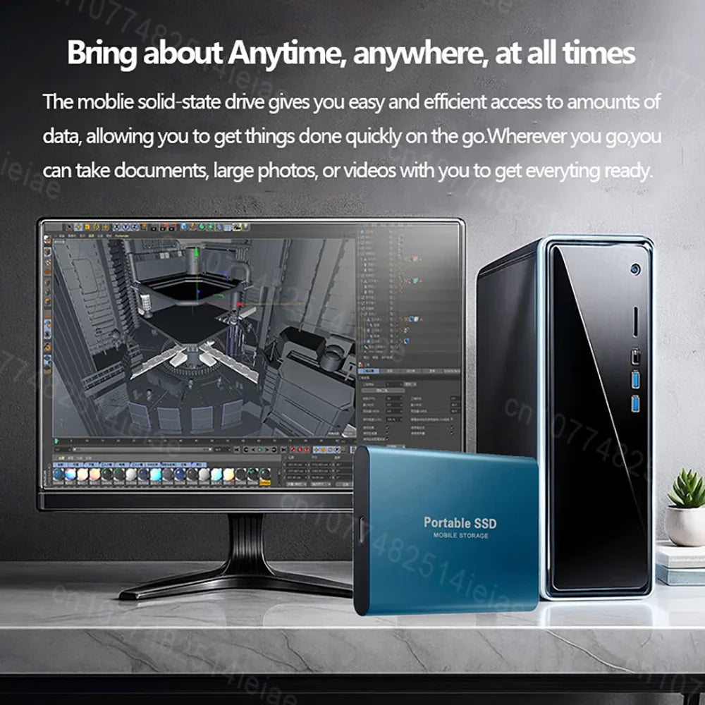 All-Scene Portable External SSD Solid State Drive | USB 3.1 Type-C