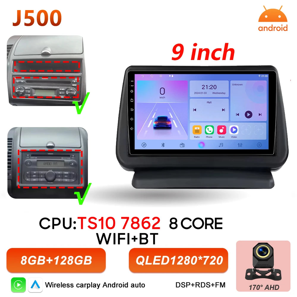 Android 16 Auto Car Radio For Nissan Note 2004 2005 2006 2007 2008 - 2012 Carplay Multimedia Player GPS Navigation DSP BT Stereo