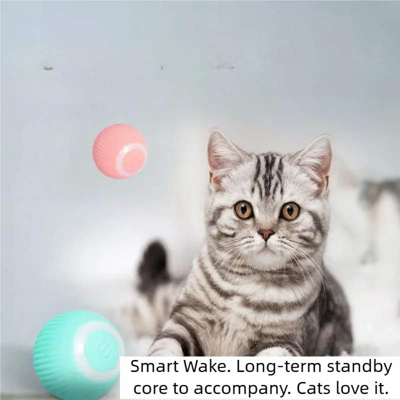 Self-Moving Cat Chasing Ball - Automatic Rolling Toy – photo 4