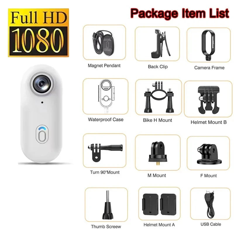 4K Waterproof Body Cam — WiFi Wearable Camera for Bike & Travel