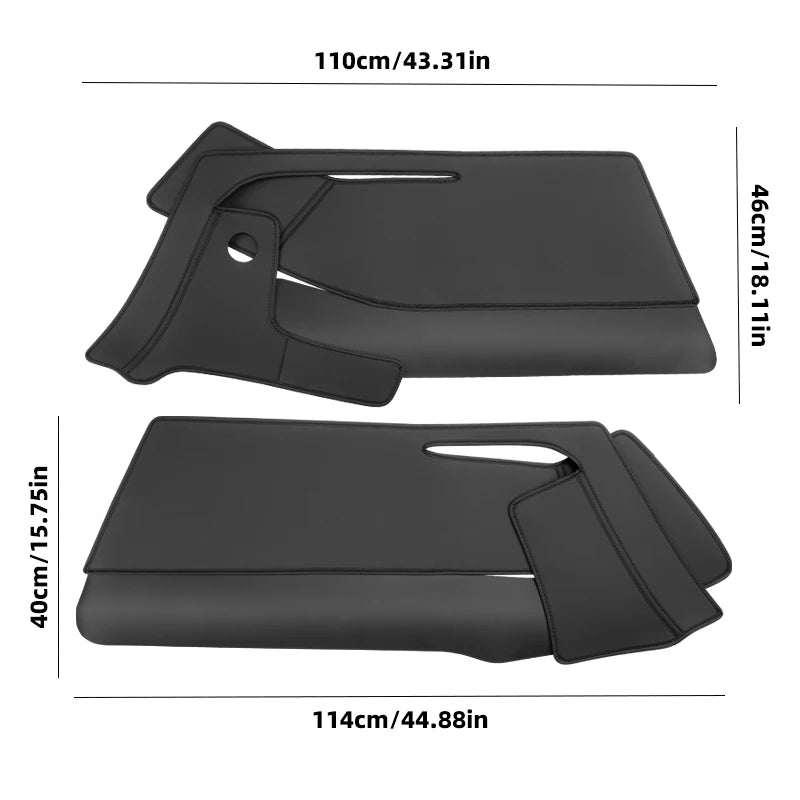 For Tesla Model Y Juniper 2026 Rear Trunk Side Anti-Kick Pad Full Coverage Protection Kit Car Anti-dirty Pad Accessorie