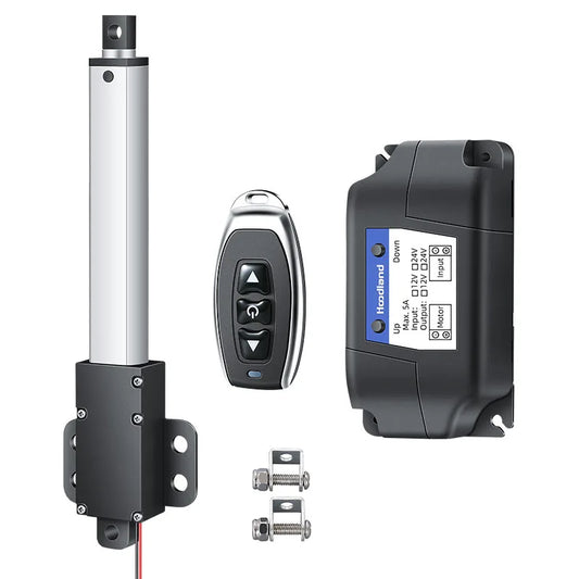 Small Linear Actuator Stroke 10-200mm Length Max Speed 150mm/s Electric Motor With wireless controller With wings installation