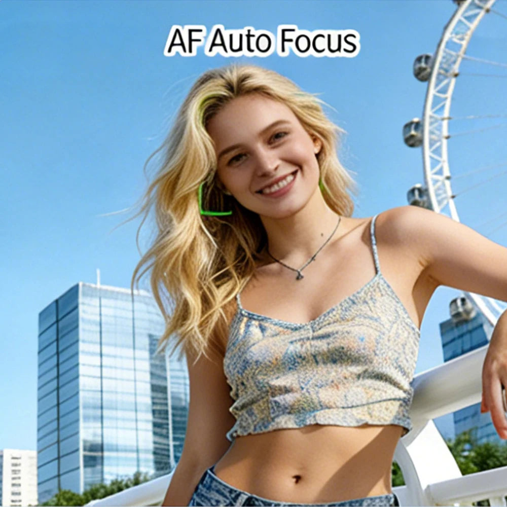 4K Handheld Gimbal Camera — 75MP AI Tracking Touchscreen Vlog Cam