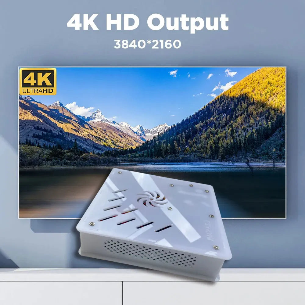 X8 Mini PC Game Console — i3 CPU, 1TB, 4K HD, 60 Emulators, Plug-and-Play TV Console