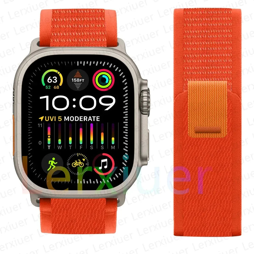 trail loop For apple watch ultra 3 2 Band 49mm 44mm 40mm 45mm 41mm 42mm correa bracelet iWatch series 7 se 8 9 10 11 46mm straps