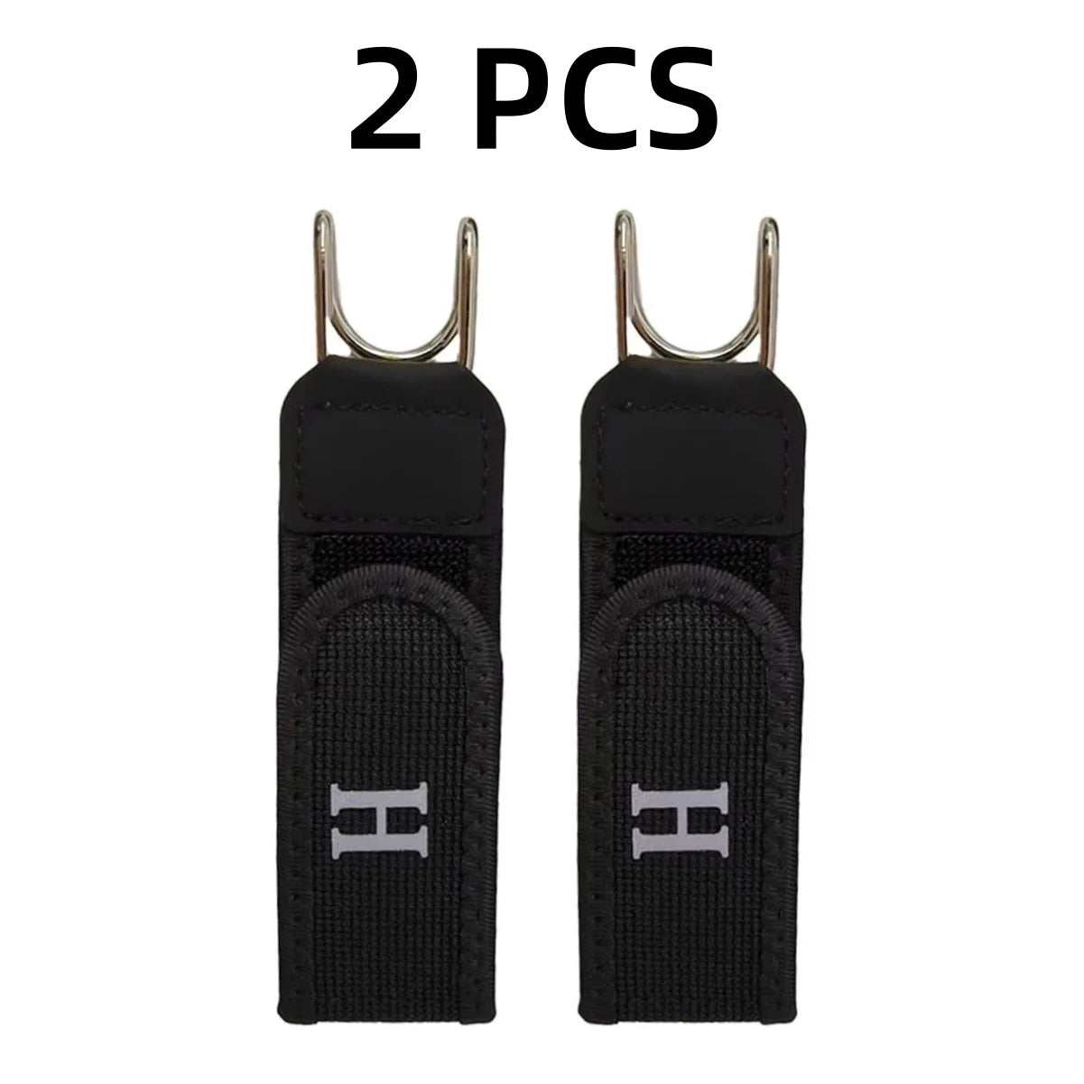 Buckleless Elastic Belt — 2-Pack Hidden Hook Waist Adjuster