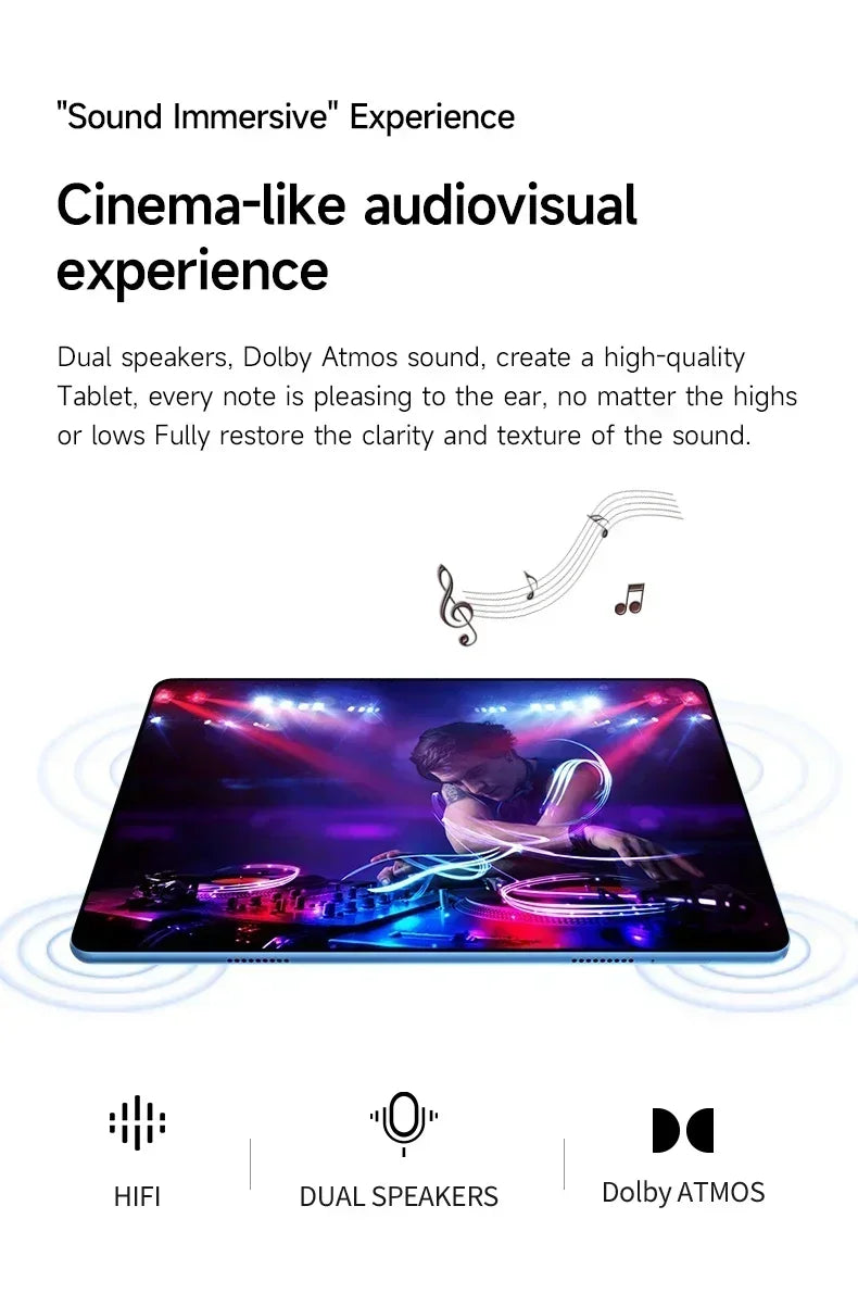 2026 Global Version Original IPad Air Pro Tablet 12inch HD 4K Android 14 22GB+2TB 20000mAh 5G Dual SIM Bluetooth WiFi GPS Tablet