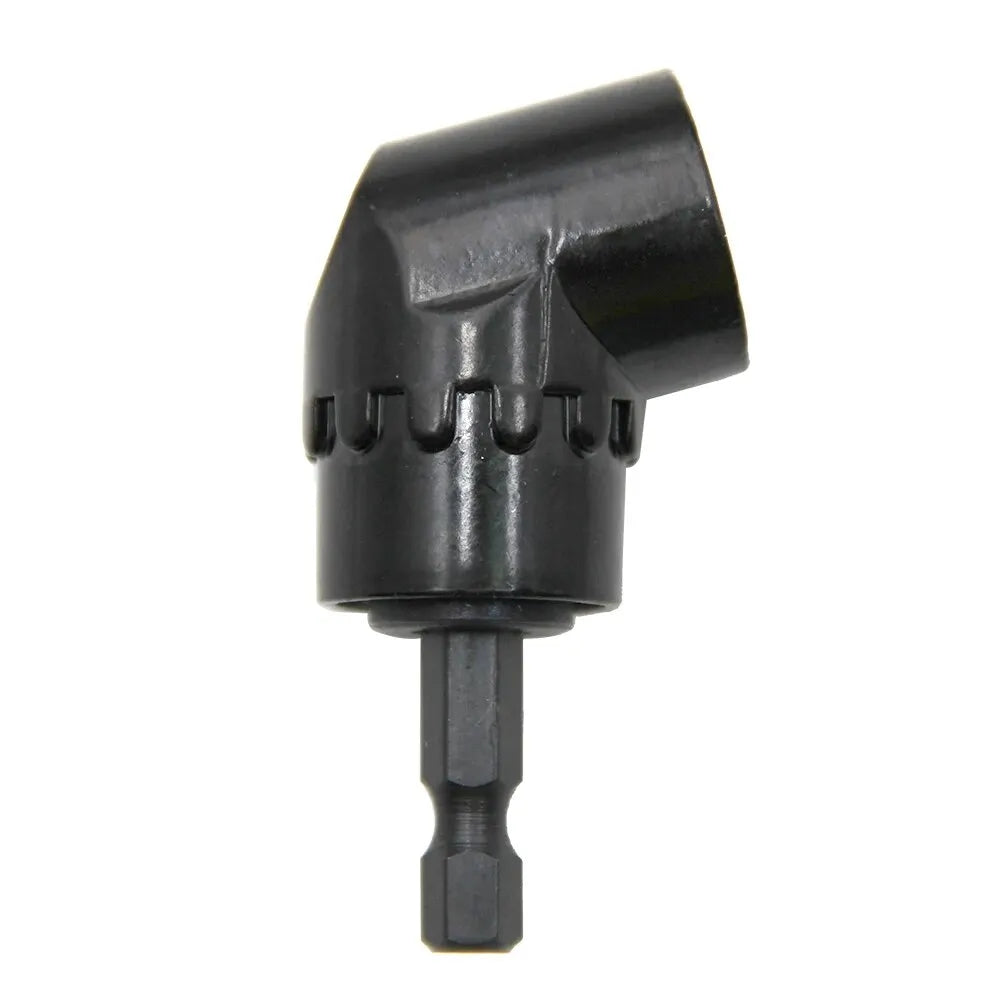 Black 105 ° Turning Screwdriver Joint Electric Drill Corner Socket Screwdriver Head 3PC Hexagonal Conversion Extension Tool Set
