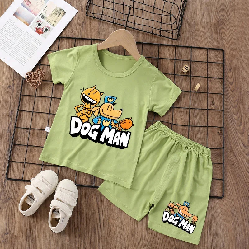 Stretchy Dog Loungewear Pajama Suit - Summer Homewear