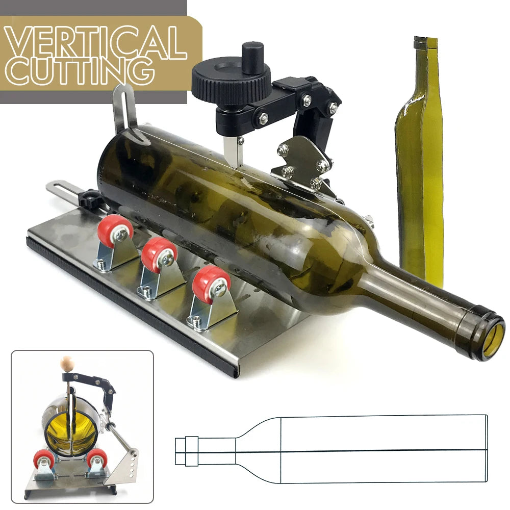 Glass Bottle Cutter Kit, DIY Round & Square Bottle Cutting Tool