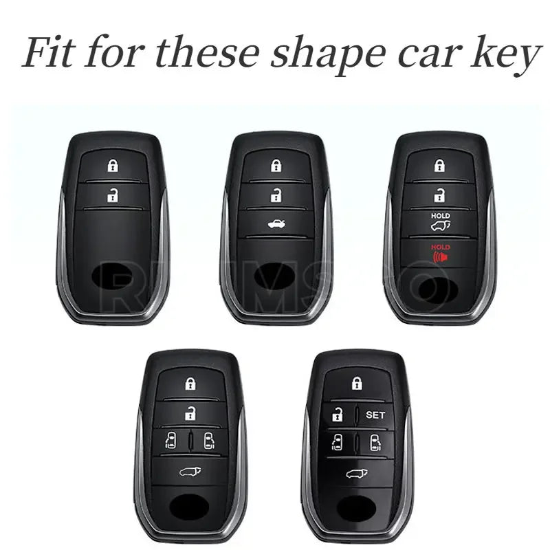 New Arrival Soft Tpu Car Key Case Cover For Toyota CHR Hilux Fortuner Land Cruiser 200 Camry Corolla Crown RAV4 Highland
