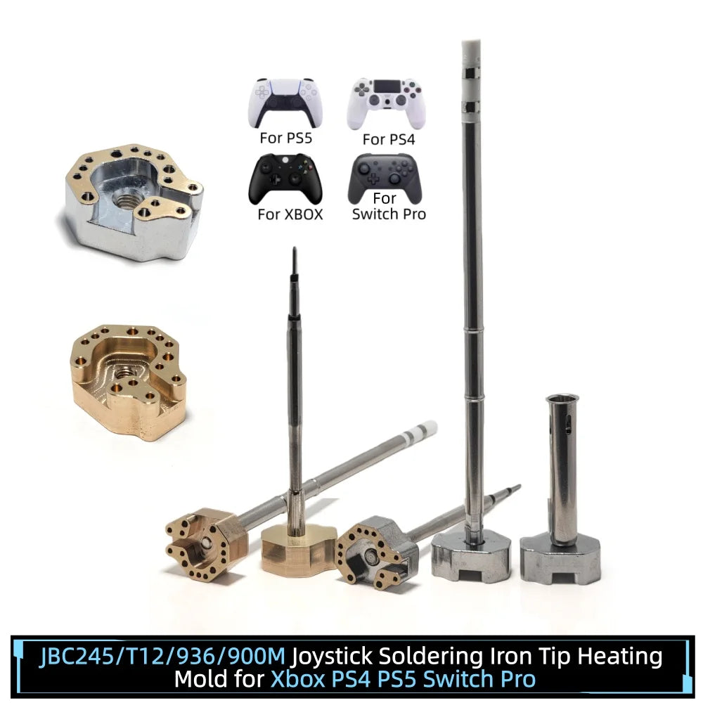 T12/JBC245/936 Joystick soldering iron tip Heating mold for Xbox ps4 ps5 switch pro controller joystick Disassembly repair tools