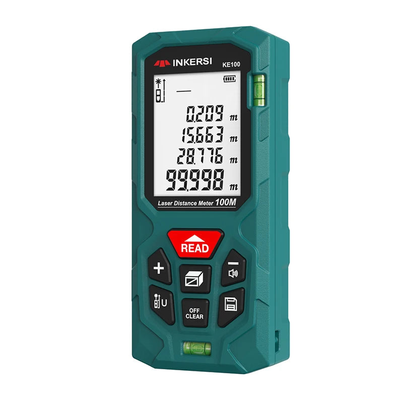 INKERSI Laser Rangefinder Digital Tape Measure 40M/70M/120m High Precision Laser Distance Meter Digital Roulette Range Finder