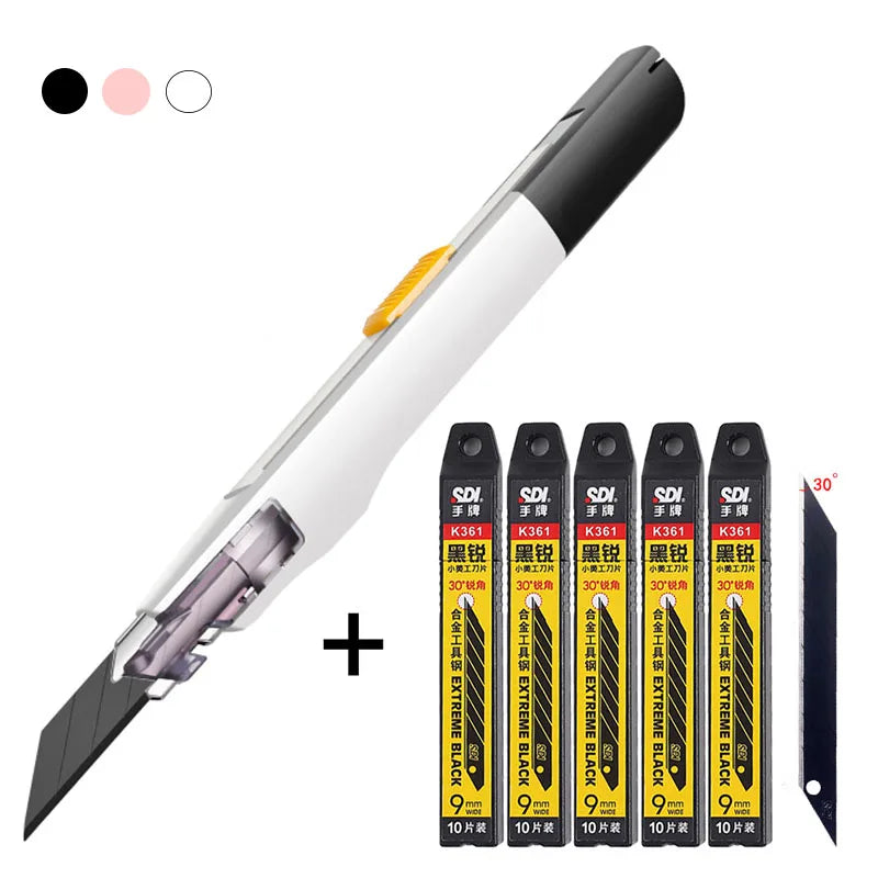 Vinyl Utility Knife Anti Shaking Car Stickers Decals Blade Cutter Knife PPF Film Window Tint Craft Cutting Line Paper DIY Tool