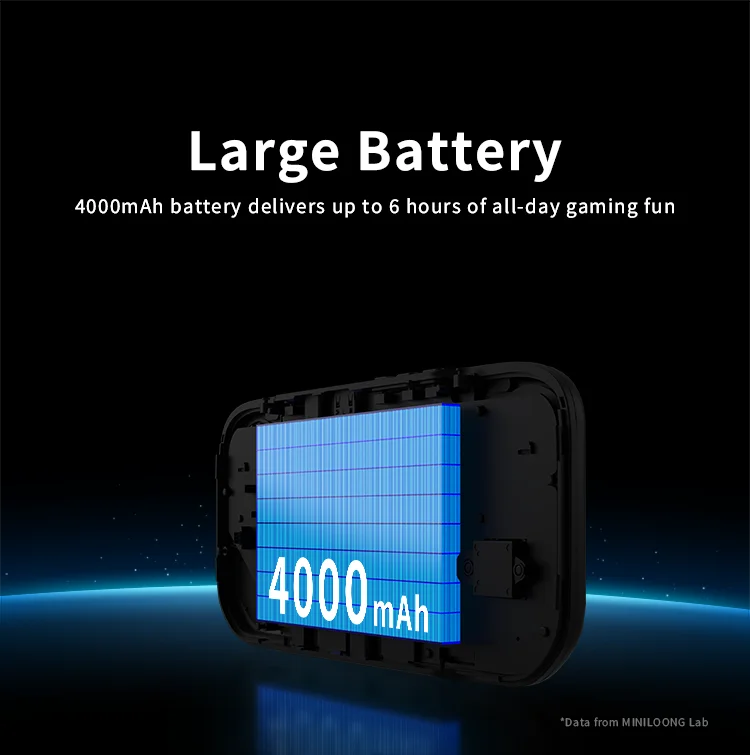 MINILOONG POCKET 1 Handheld Game Console 4'' IPS Screen HD Output Open Source Systems OTA Upgrades LOONG OS New Console POCKET1