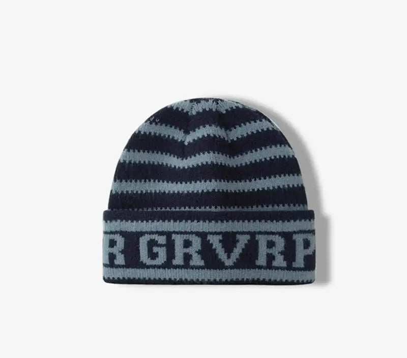 Winter Knitted Hat for Women Beanies Hat Casual Fasion Warm Pullover Hat Outdoor Riding Sports Hat Elastic Skullies Hat