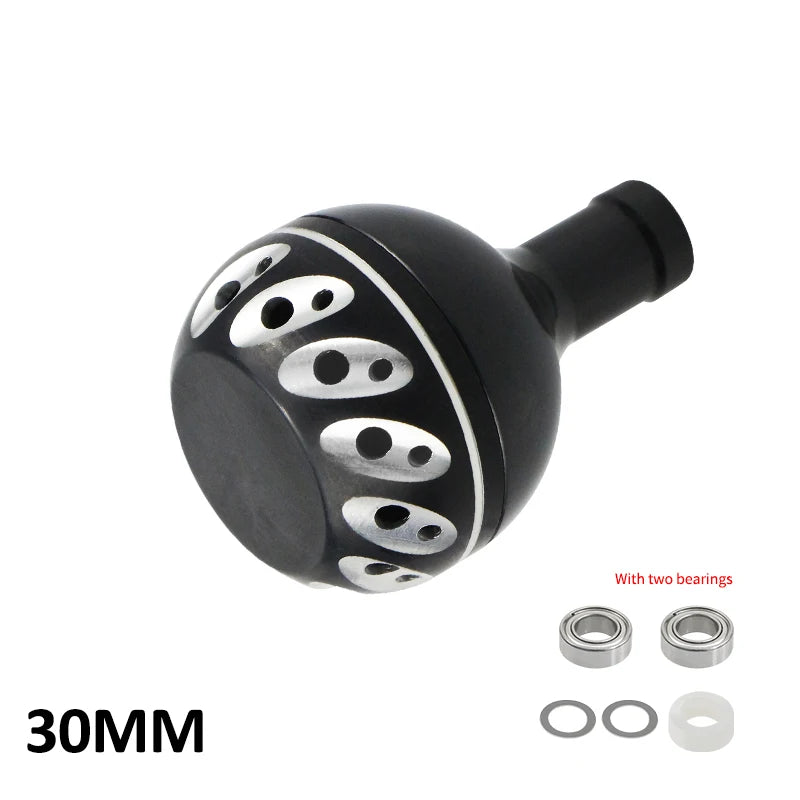 EKfan 30/35/38mm Alloy Metal Fishing Handle Knob For Spinning Baitcast Reel Dawa Shmano 4MM Shaft Fishing Rocker DIY Tool Parts