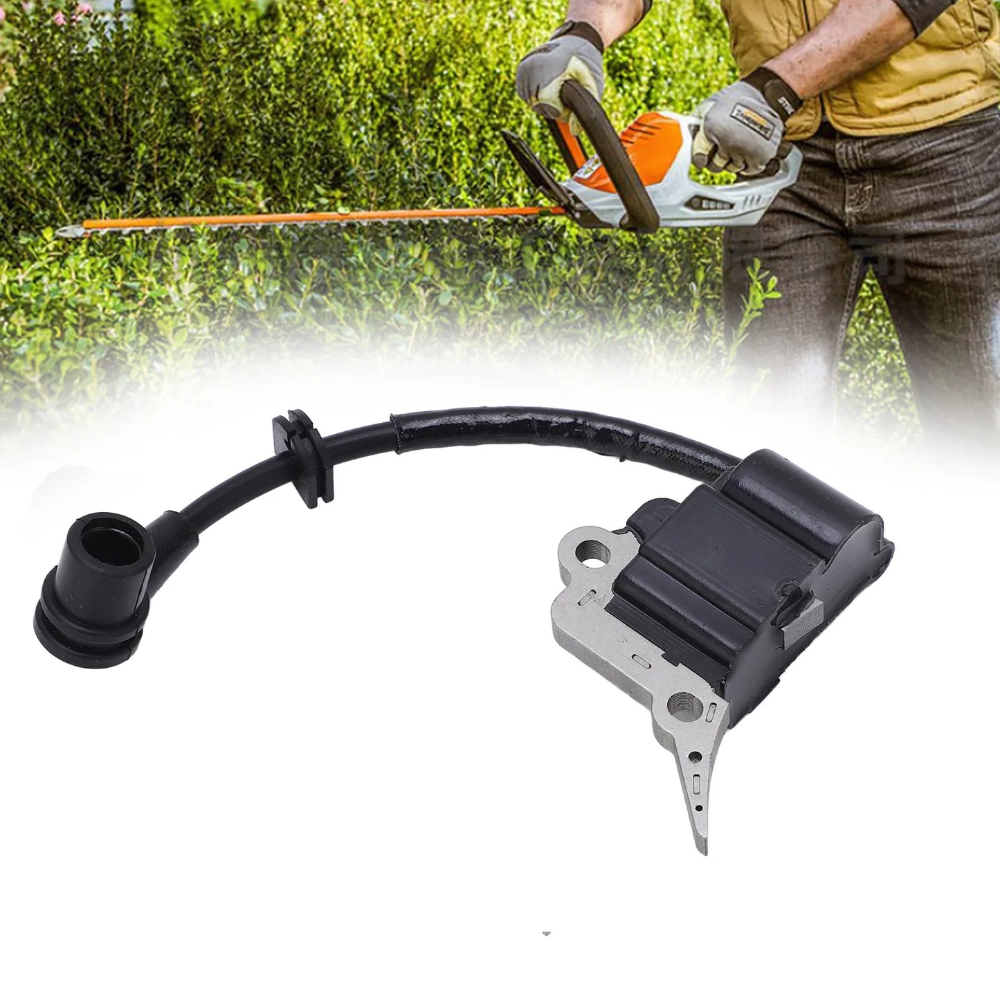 Chainsaw Ignition Coil Part Trimmer 2500 25CC Spares Accessory for Garden Power Tool