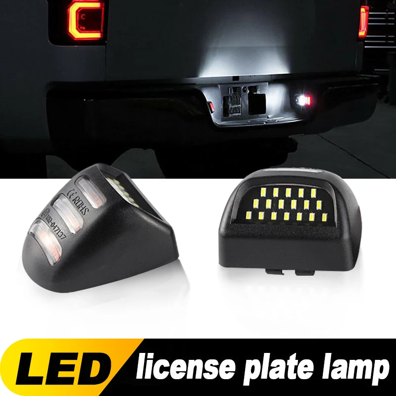 LED License Plate Lights (2-Pack) — Chevrolet Suburban, Tahoe & GMC Sierra / Yukon