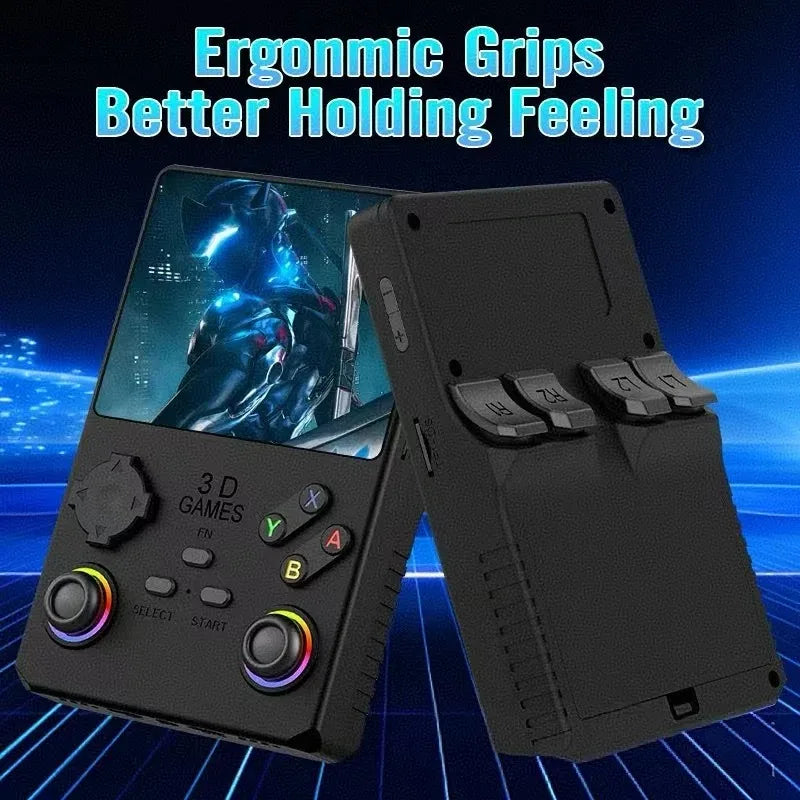 2026 V40MAX Handheld Game Console 4'' IPS Screen 4000mah Battery Joystick RGB lighting Effect 256GB with more than 40000 games