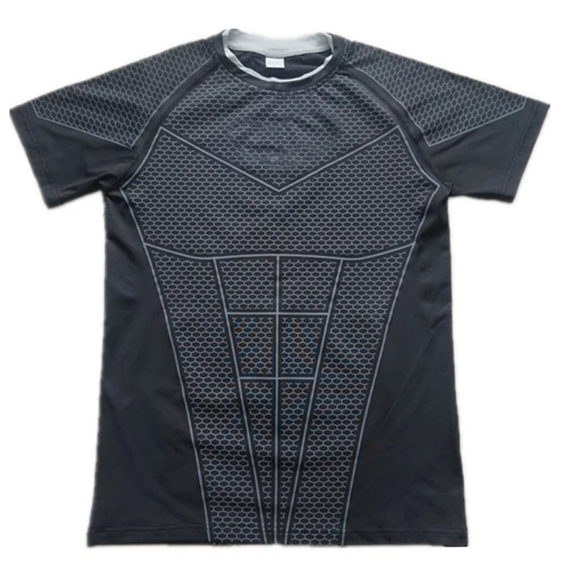 Men's Compression T-Shirt — Quick-Dry Short Sleeve Gym Top