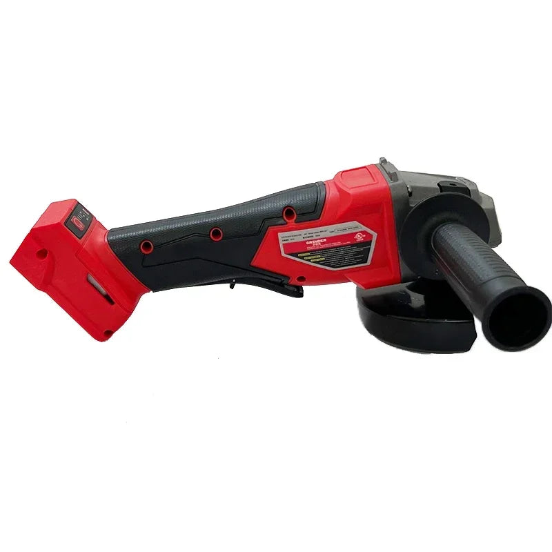 Fit Milwaukee 125mm Brushless Angle Grinder Polishing Cutting Machine No-Lock Paddle Switch Electric Cordless Power Tools