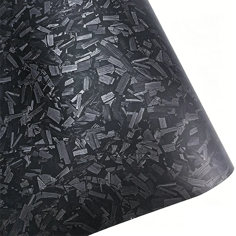 PET Forged Carbon Fiber Vinyl Wrap Film Self Adhesive Car Stickers Waterproof Auto Motorcycle Decoration Car Accessories