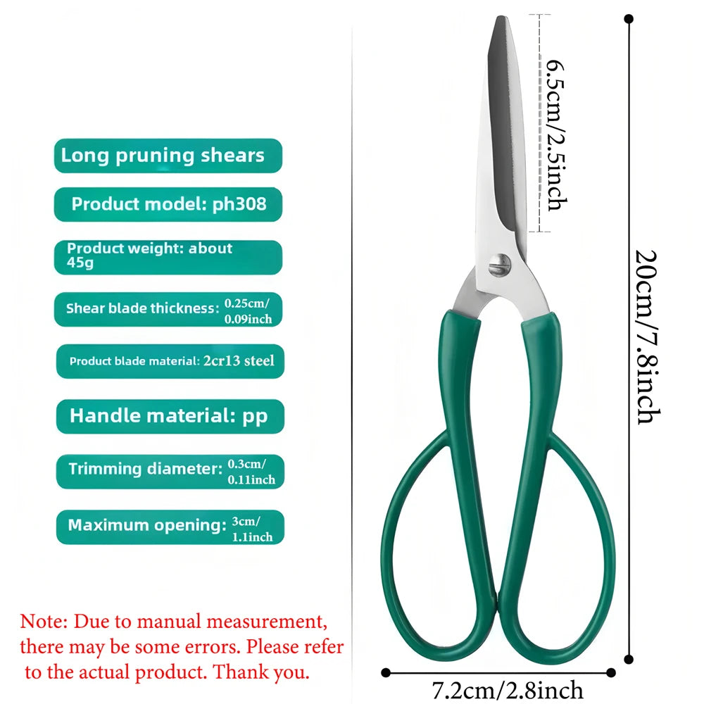 1/3PCS，Gardening Shears Flower Branch Scissors Stainless Steel Branch Scissor Flowers Shop Scissors Pruning Tool Garden Scissors